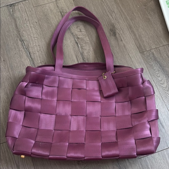 Harveys Handbags - Harveys Purple Woven Tote Bag